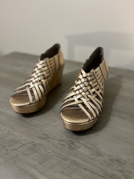 Chocolat Blu Shoes - Chocolat Blu Bronze Wedges
